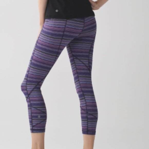 Lululemon Pace Rival Crop Space Dye Twist Size 8 - Picture 1 of 4